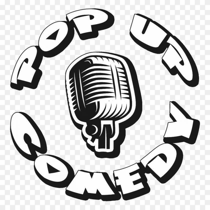 1024x1024 Comedy Pop Ups Openmic Roadshow - Open Mic Clip Art