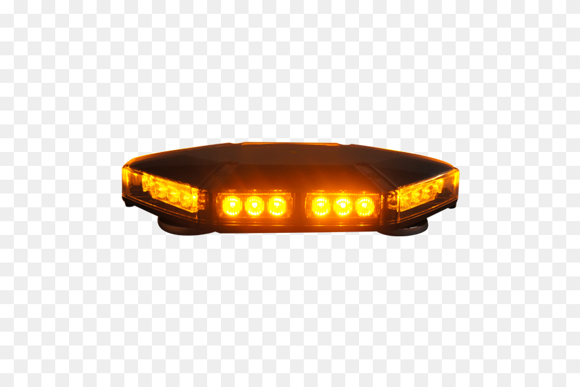 500x500 Comet Led Emergency Light Bar - Yellow Lens Flare PNG