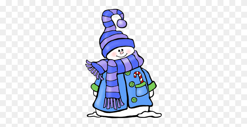 260x371 Comforts Of Winter Clipart - Winter Jacket Clipart