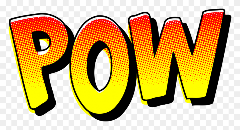1478x750 Comic Book Sound Effect Comics Special Effects - Pow Clipart