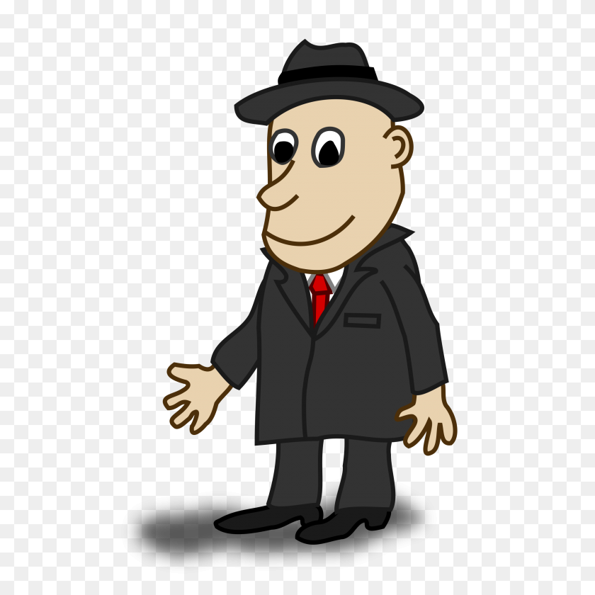 2400x2400 Comic Characters Businessman Icons Png - Businessman PNG