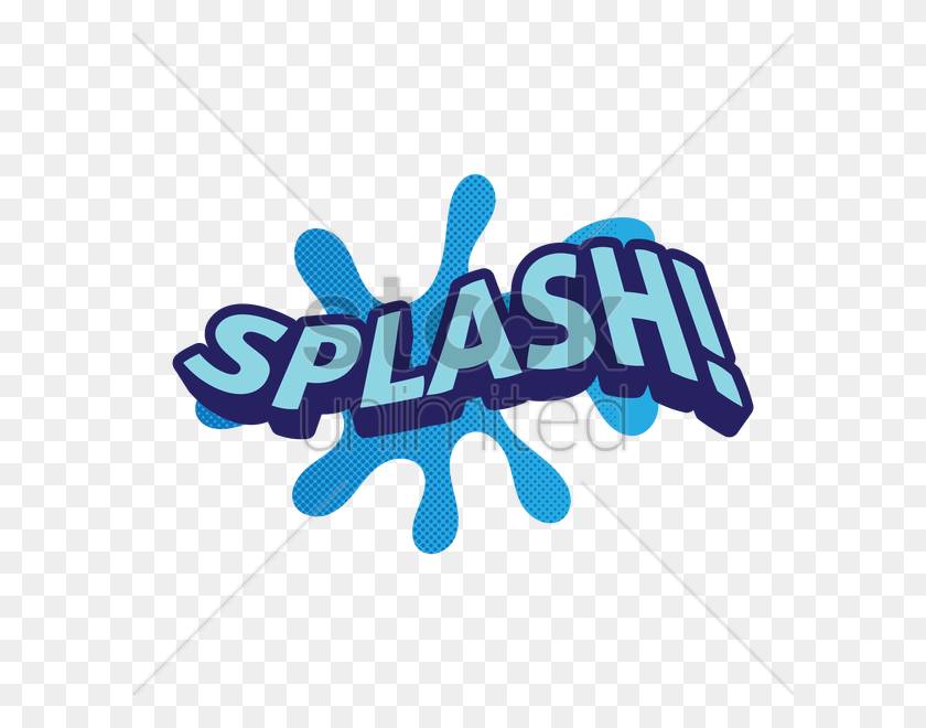 600x600 Comic Effect Splash Vector Image - Splash Effect PNG