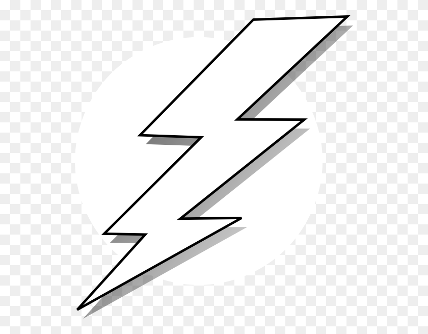 546x595 Comic Lightening Black And White Lightning Bolt Clip Art - Power Rangers Clipart Black And White