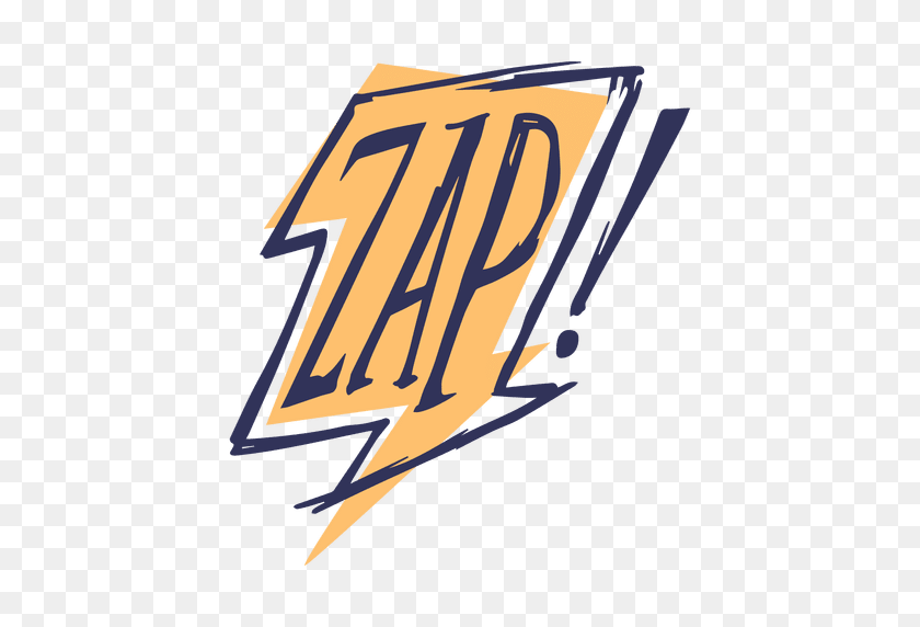 512x512 Comic Slang Words Zap - Zap PNG