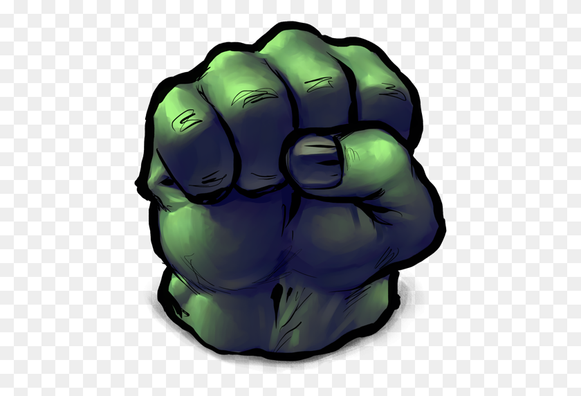 512x512 Comics, Hulk, Fist Icon Free Of Ultrabuuf Icons - Hulk Logo PNG