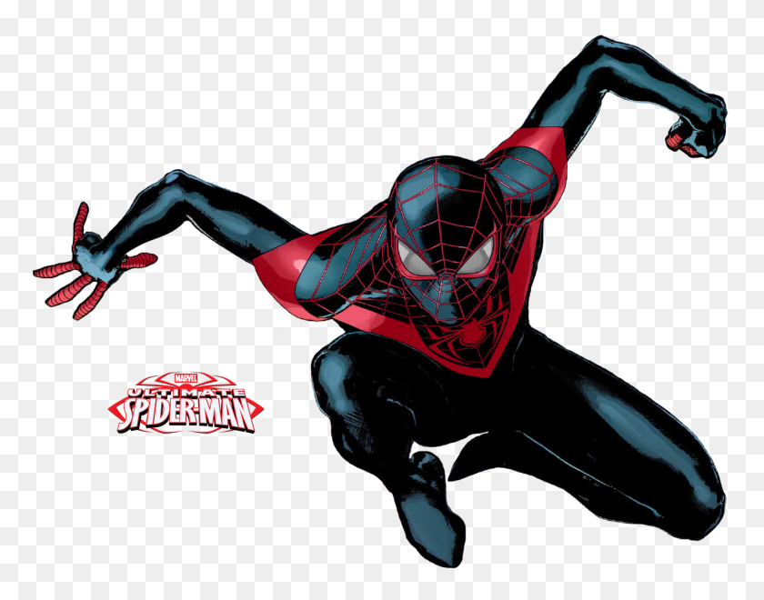 1422x1095 Comics Spiderman, Spider - Miles Morales PNG