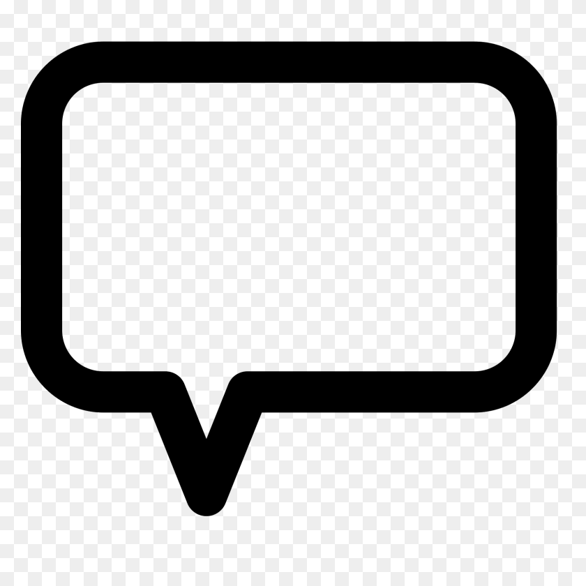 1600x1600 Comments Icon - Comment Icon PNG