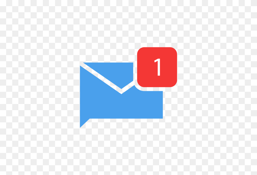 512x512 Comments, Inbox, Message, One Message Icon - Message PNG