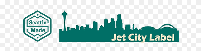 687x155 Коммерческий Принтер Этикеток Jet City Label, Inc Сиэтл Этикетка - Горизонт Сиэтла Png