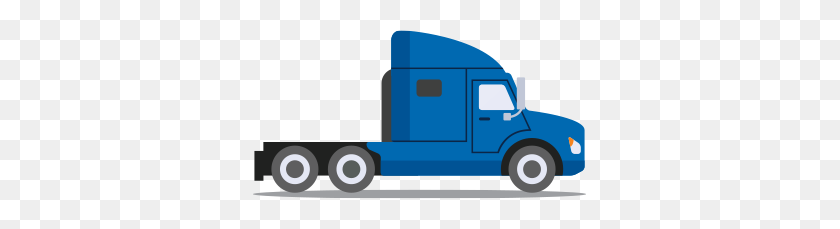 333x169 Commercial Truck And Tractor Trailer Insurance Progressive - Semi Truck PNG