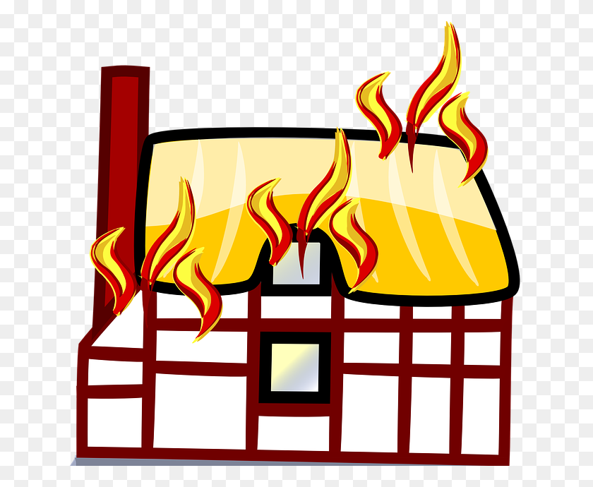 685x630 Распространенные Причины Пожаров В Домах Тампа-Бэй, Флорида - Клипарт Готовности К Чрезвычайным Ситуациям