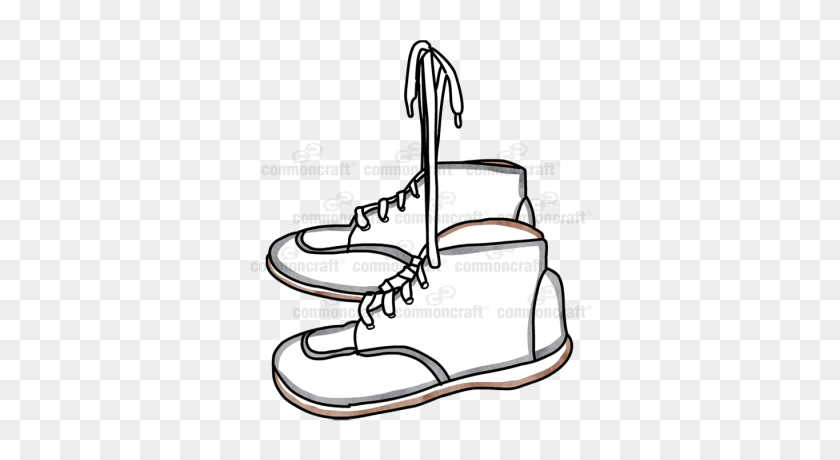 400x400 Common Craft Cut Out Library Common Craft - Old Shoes Clipart