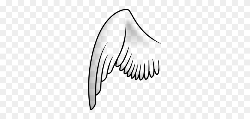 247x340 Common Ostrich Bird Tattoo Clip Art Silhouette Emu - Angel Wings Clip Art