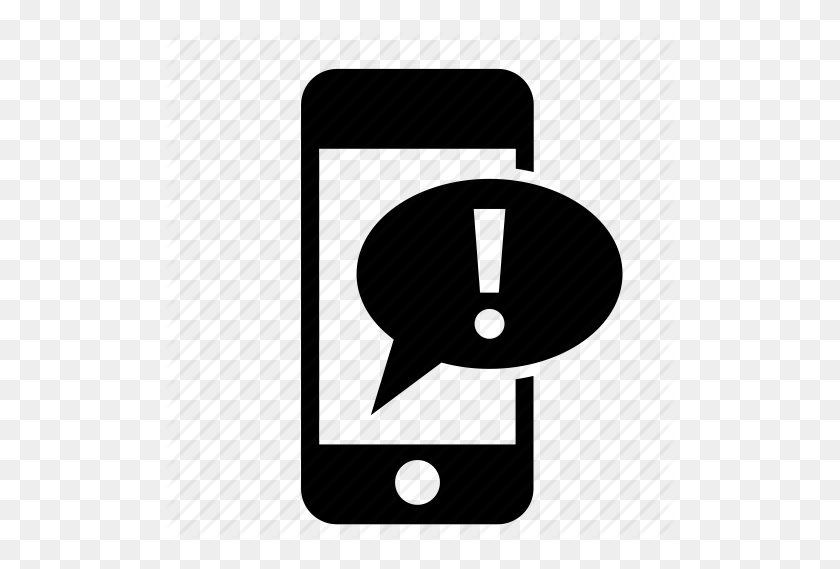 512x509 Связь, Восклицательный Знак, Iphone, Сообщение, Обмен Сообщениями - Iphone Text Bubble Png