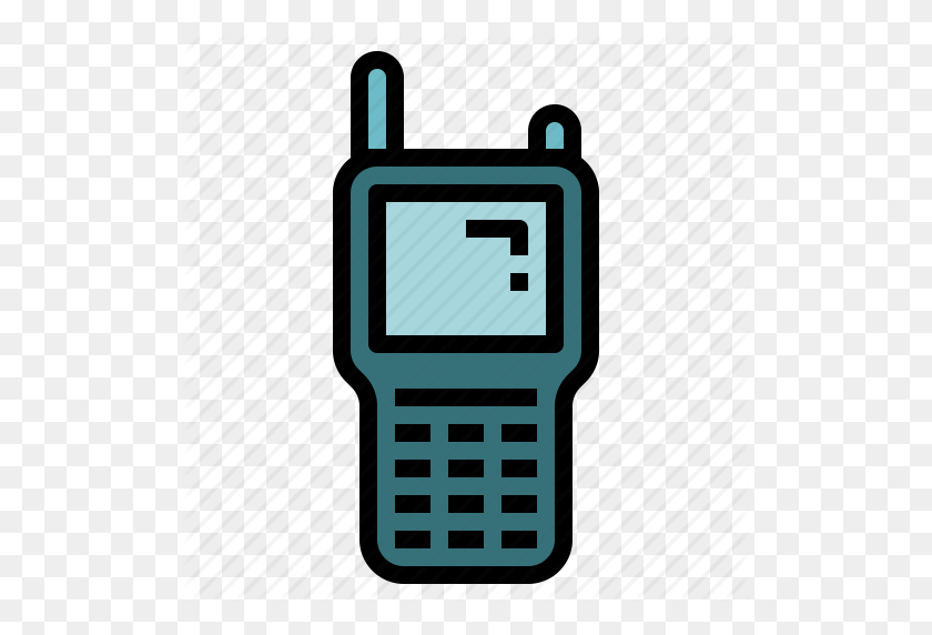 512x512 Comunicación, Talkie, Walkie Icon - Walkie Talkie Clipart