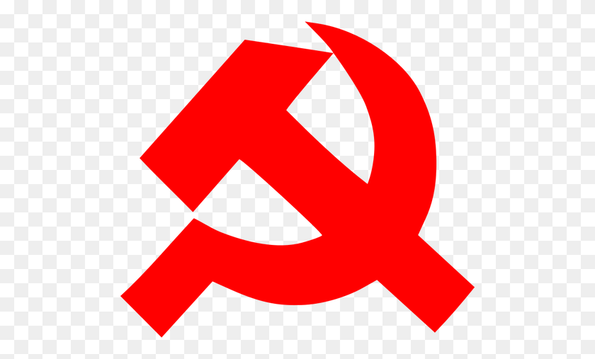 500x447 Communism Sign Of Thick Hammer And Sickle Vector Clip Art Public - Sickle Clipart