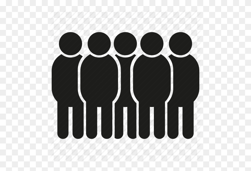 512x512 Community, Crowd, Group, Human, People, Team, Teamwork Icon - Crowd Of People PNG