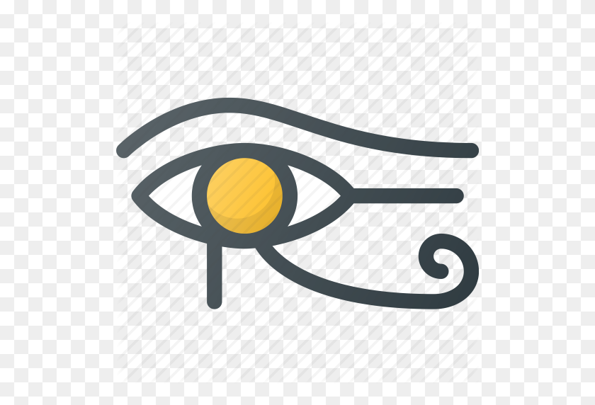512x512 Comunidad, Cultura, Egipcio, Ojo, Ojo De Horus, Horus, Icono De Nación - Ojo De Horus Png
