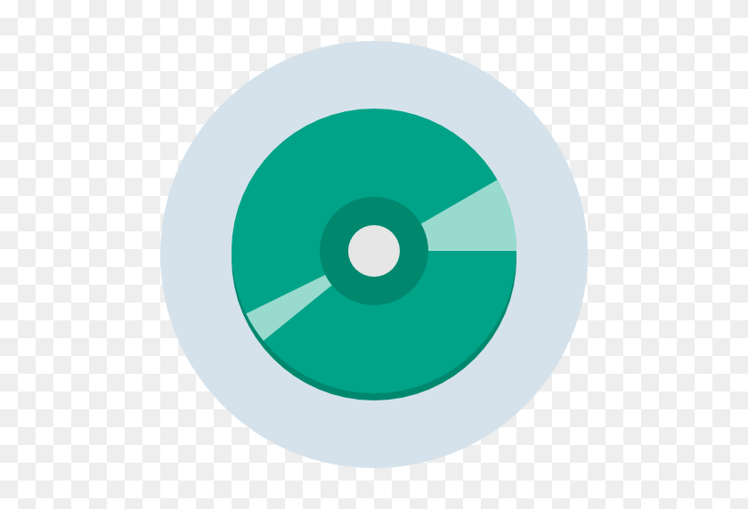 512x512 Compact, Disc, Cd, Audio, Cd, Musrecording Icon Free Of Flat - Cd Logo PNG