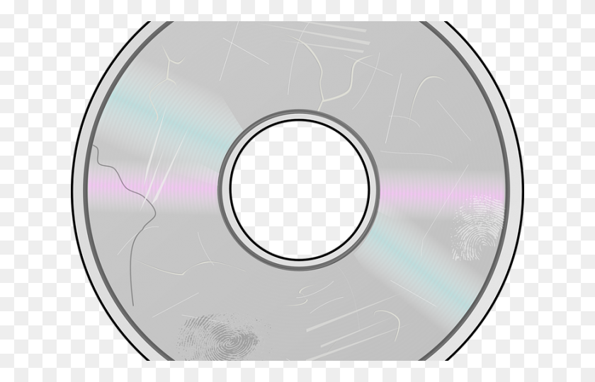 640x480 Compact Disc Clipart Gray - Cd Clip Art