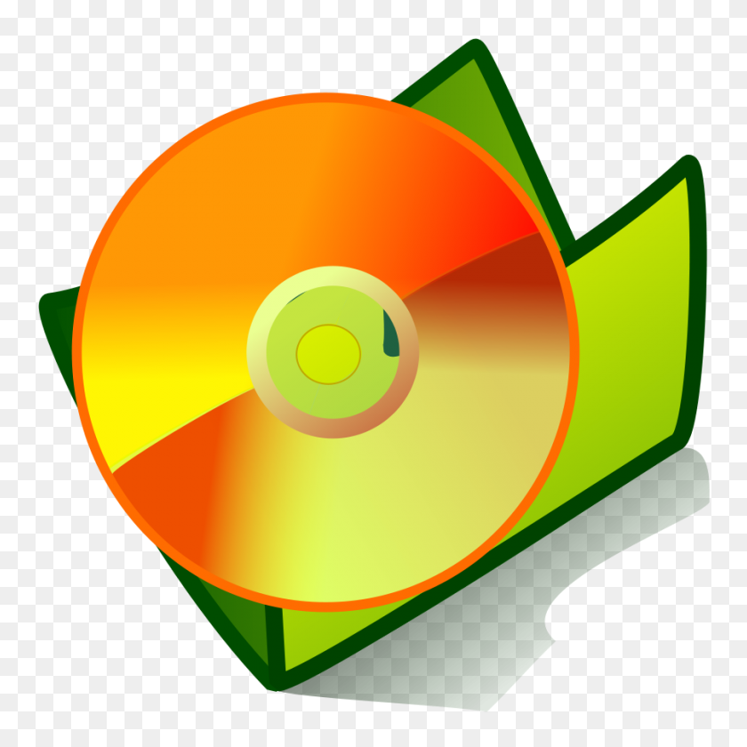 900x900 Compact Disk Clipart Cd Drive - Disk Clipart