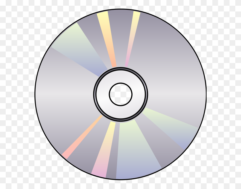 600x600 Compact Disk Png Clip Arts For Web - Disc Clipart