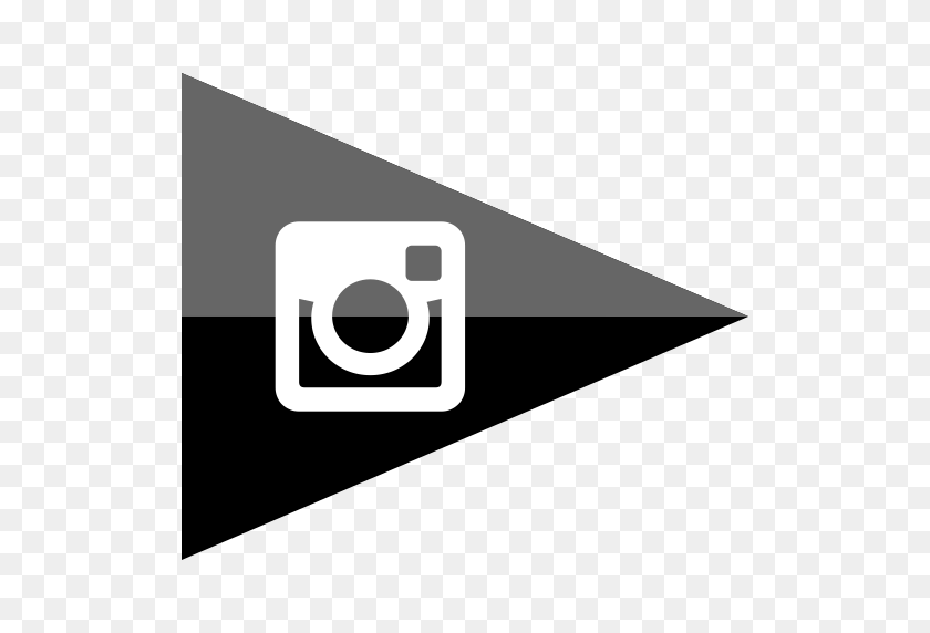 512x512 Значок Компании - Логотип Instagram Png Белый