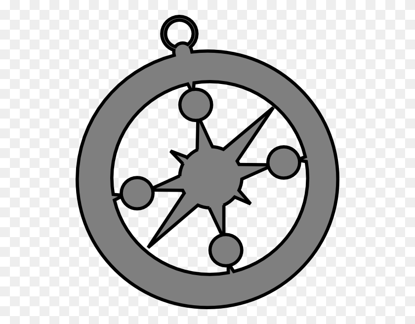 534x596 Compass Clip Art - Simple Compass Clipart