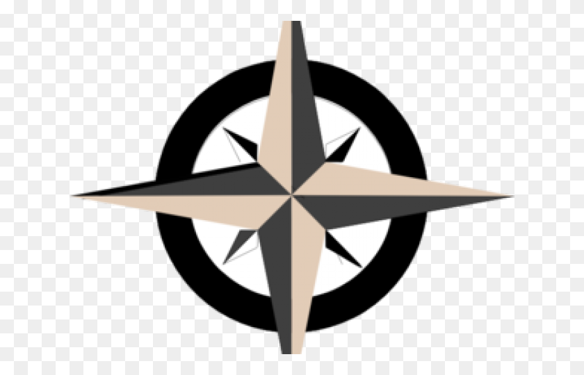 640x480 Compass Clipart Simple - Simple Compass Clipart