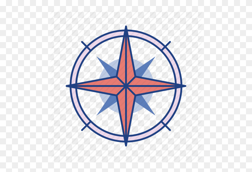512x512 Compass, Direction, Exploration, Journey, Map, Navigation, Travel Icon - Map Compass PNG