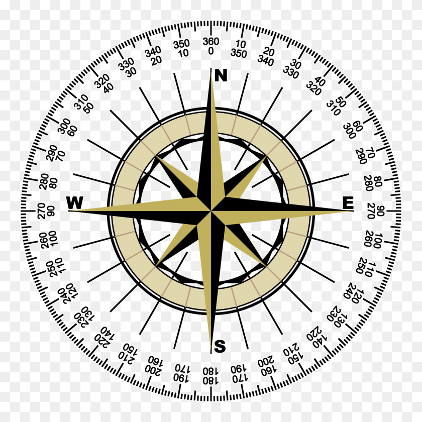 1500x1500 Compass Png Clipart - Compass PNG