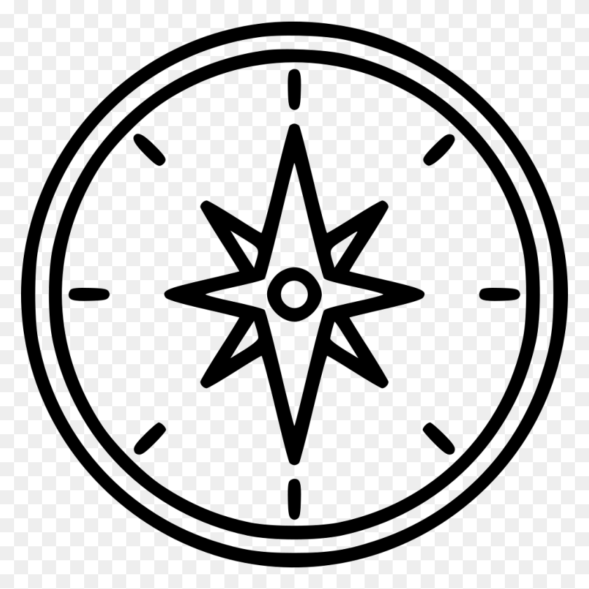 980x982 Compass Png Icon Free Download - Compass PNG