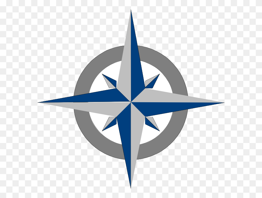 600x577 Compass Rose - Nautical Compass Clipart