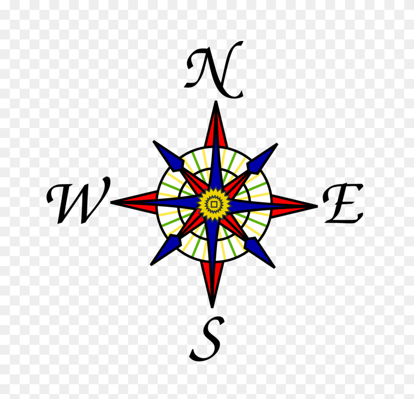 705x750 Compass Rose Computer Icons Download Document - Map Compass Clipart