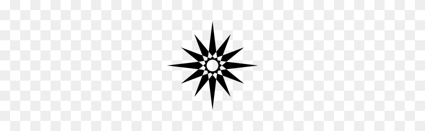 200x200 Compass Rose Icons Noun Project - Compass Rose PNG