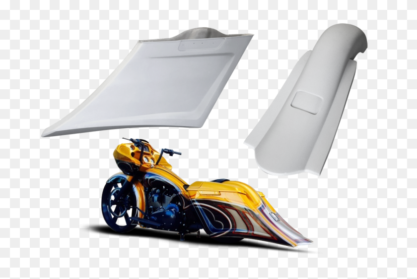 755x503 Competition Killer Rear Fender Bags Harley Touring Bagger - Car Rear PNG