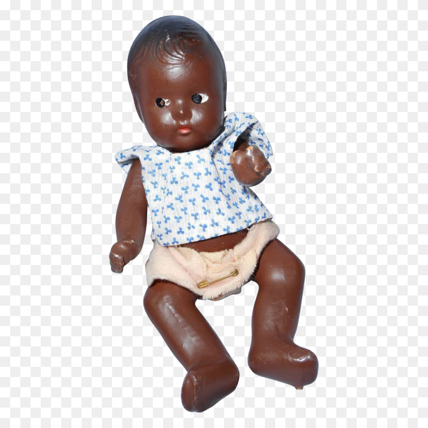 946x946 Composition Black Baby Doll, Inches, Dolls - Black Baby PNG
