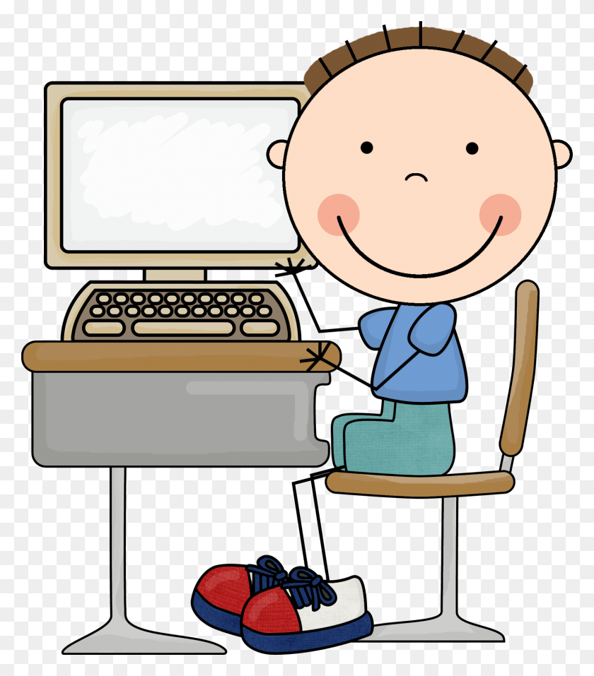 1461x1681 Computer Clip Art For Kids - Us History Clipart