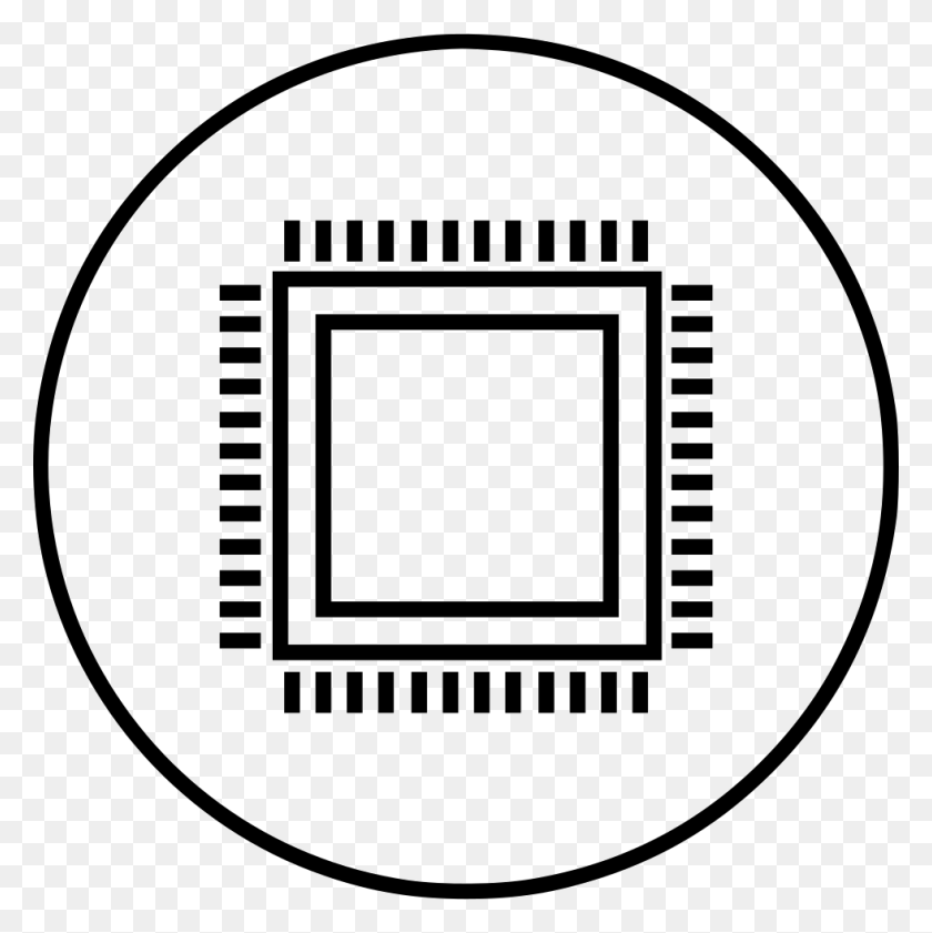 980x982 Computer Cpu Microchip Processor Png Icon Free Download - Microchip PNG