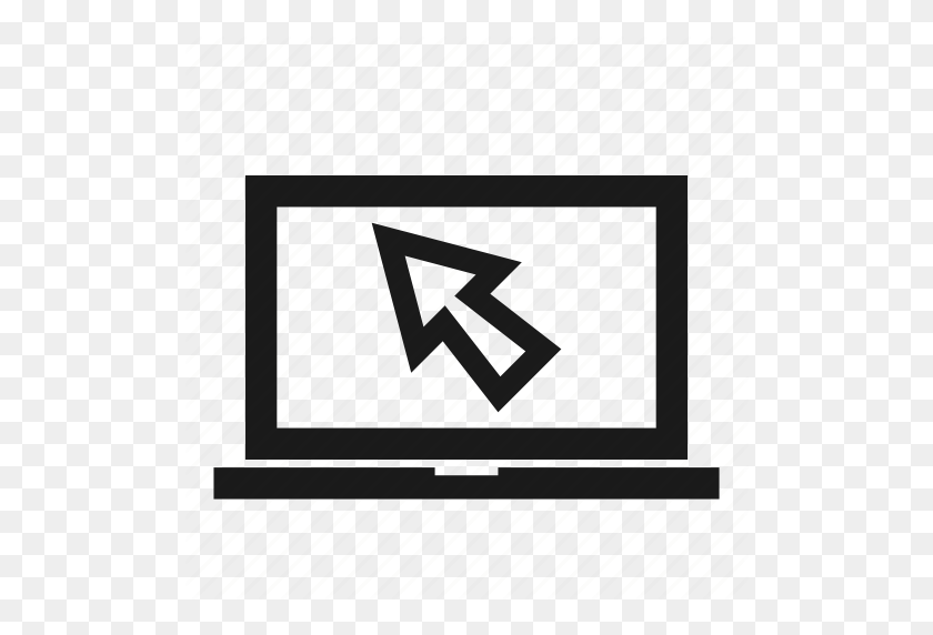 512x512 Computer, Cursor, Laptop, Mouse, Notebook, Pointer Icon - Mouse Pointer PNG