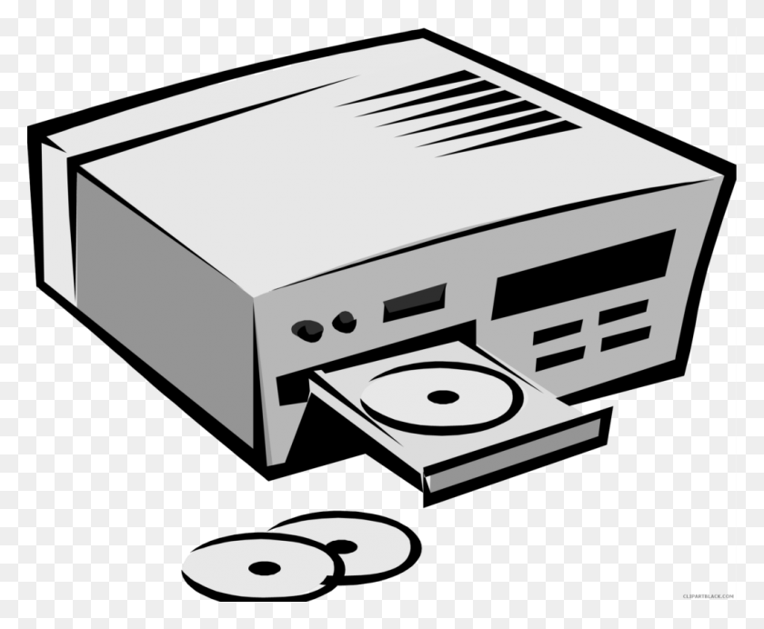 1024x830 Computer Dvd Player Tools Free Black White Clipart Images - Free Clip Art Tools