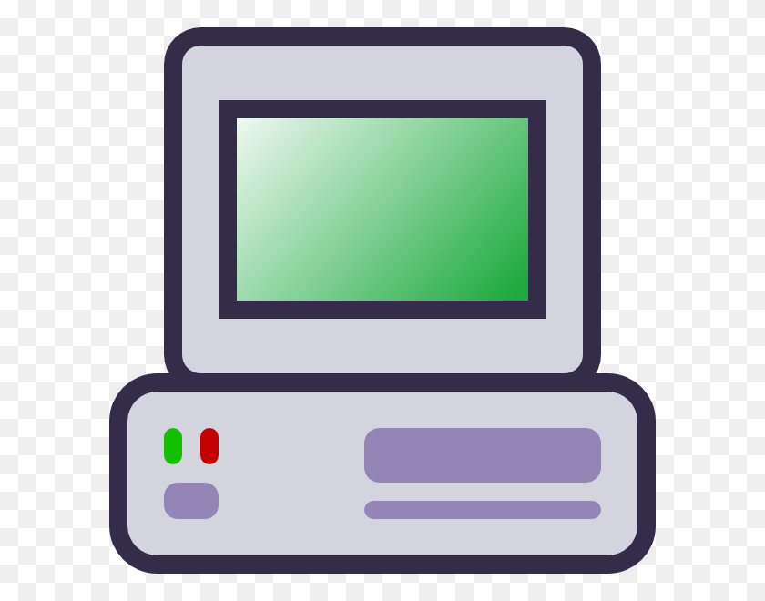 600x600 Computer Icon Clip Art - Computer Screen Clipart