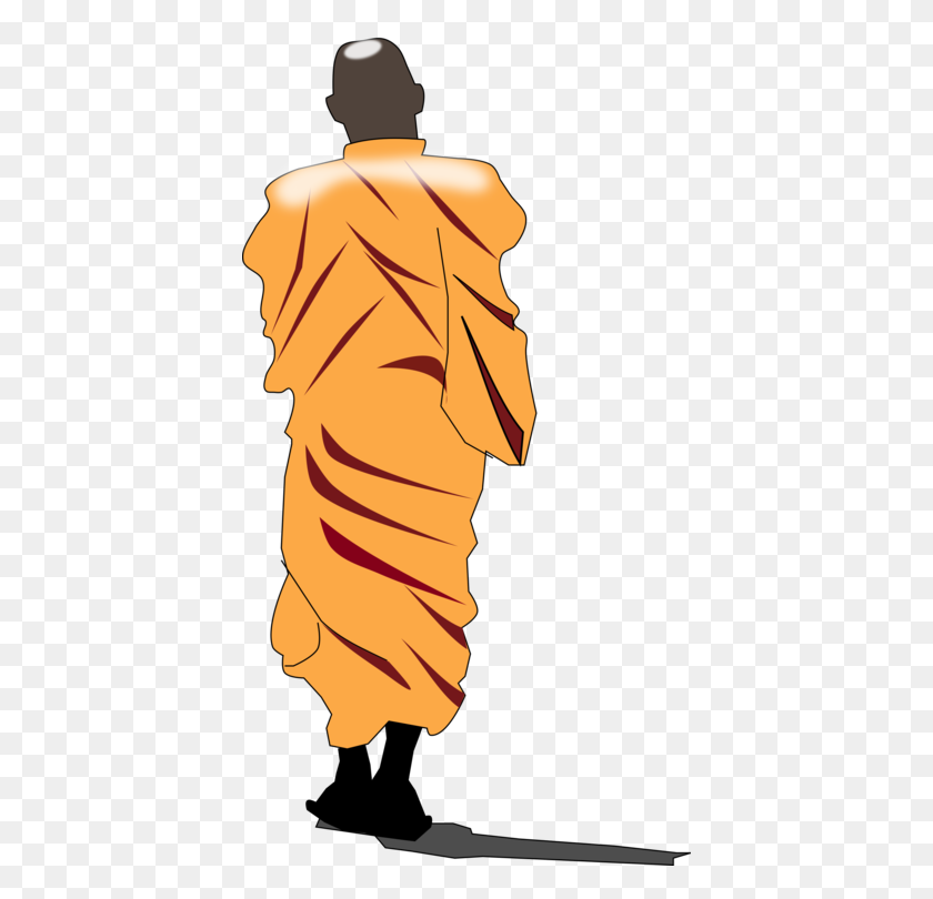 404x750 Computer Icons Bhikkhu Silhouette Drawing Cartoon - Mussolini Clipart