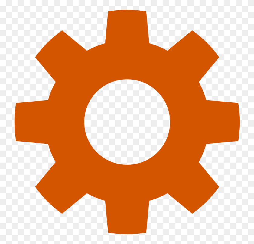 750x750 Computer Icons Black Gear Symbol - Gears Clipart Free