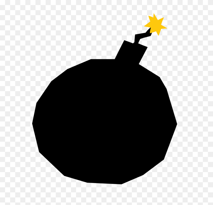 686x750 Computer Icons Bomb Raster Graphics Download Silhouette Free - Bomb Emoji PNG