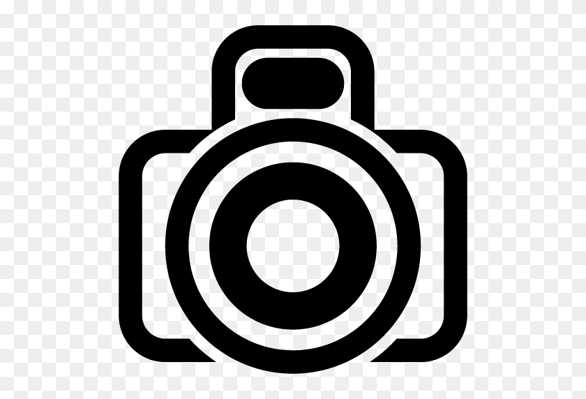 512x512 Компьютерные Иконки Камеры Картинки - Камера Черно-Белый Клипарт