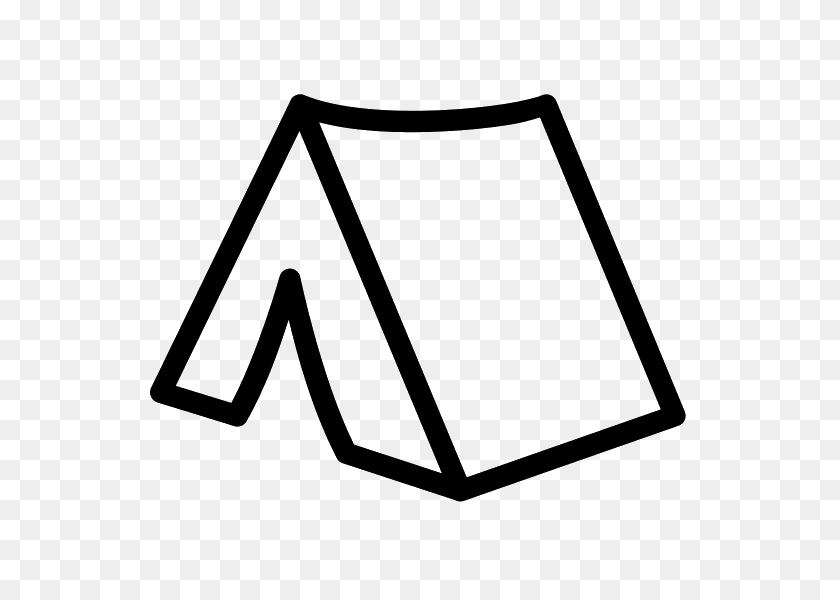 540x540 Computer Icons Camping Tent Campsite Clip Art - Camping Black And White Clipart