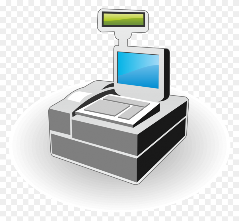 817x750 Computer Icons Cash Register Point Of Sale Download Money Free - Register Clipart