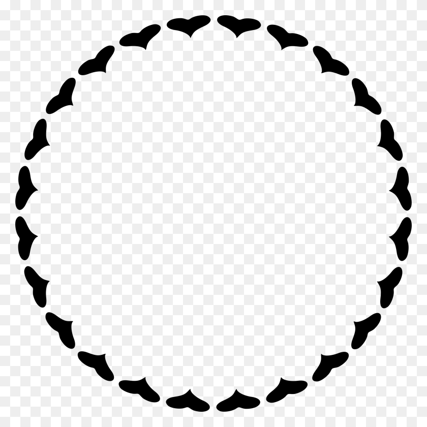 2400x2400 Computer Icons Clip Art - Circle Clipart Black And White