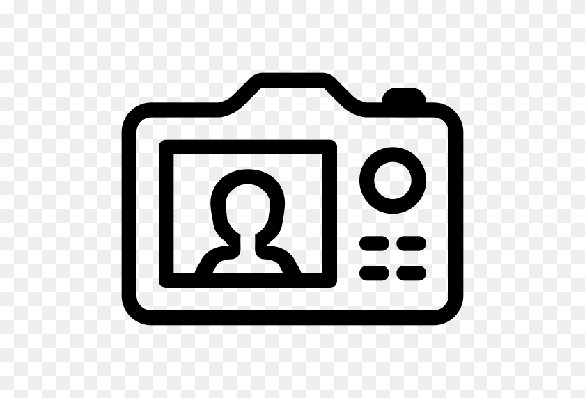 512x512 Компьютерные Иконки Цифровой Фотоаппарат Обратно Картинки - Контур Камеры Клипарт